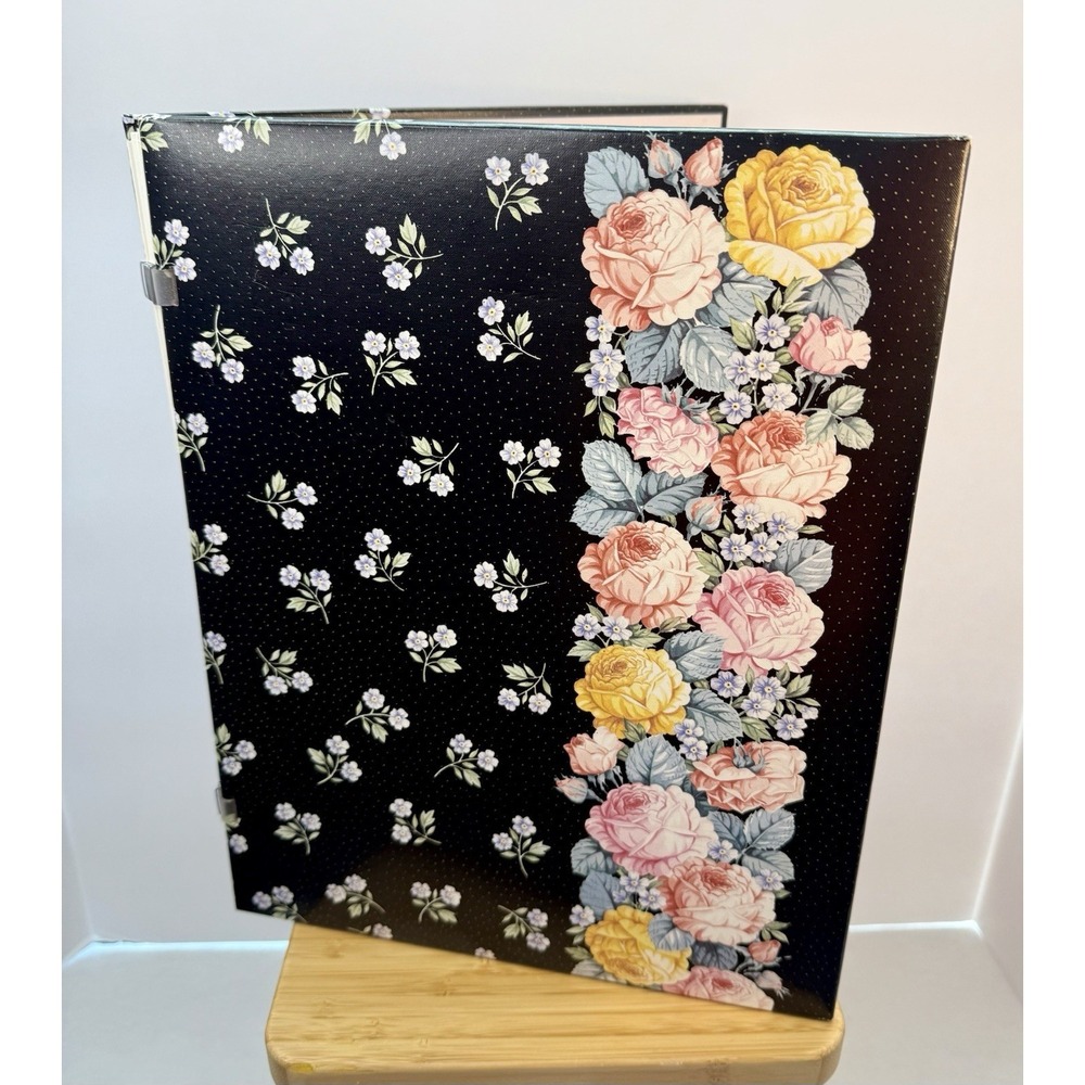 VTG Floral Photo Album 16 Pages Self Adhesive Carlton Cards Cottagecore‎ Granny